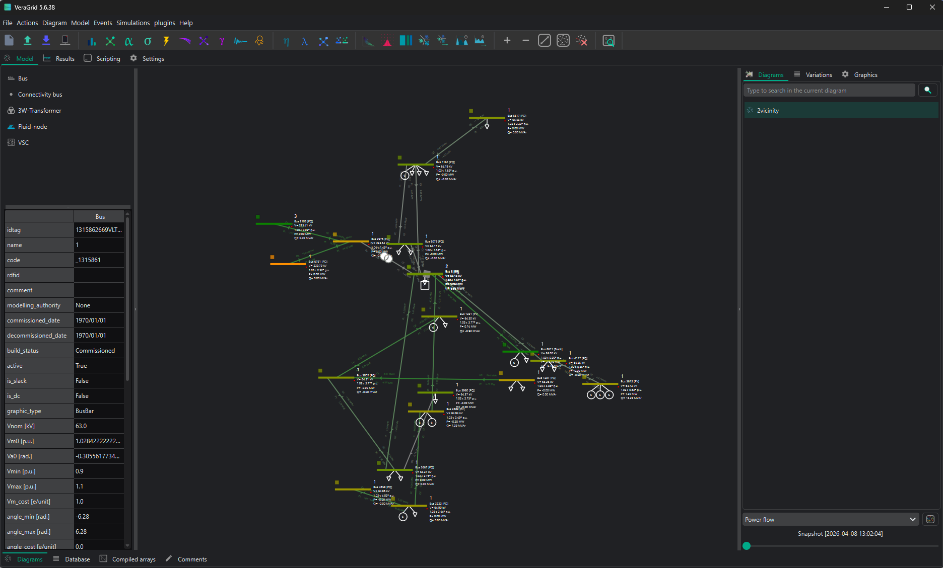 CGMES model inspection inside VeraGrid